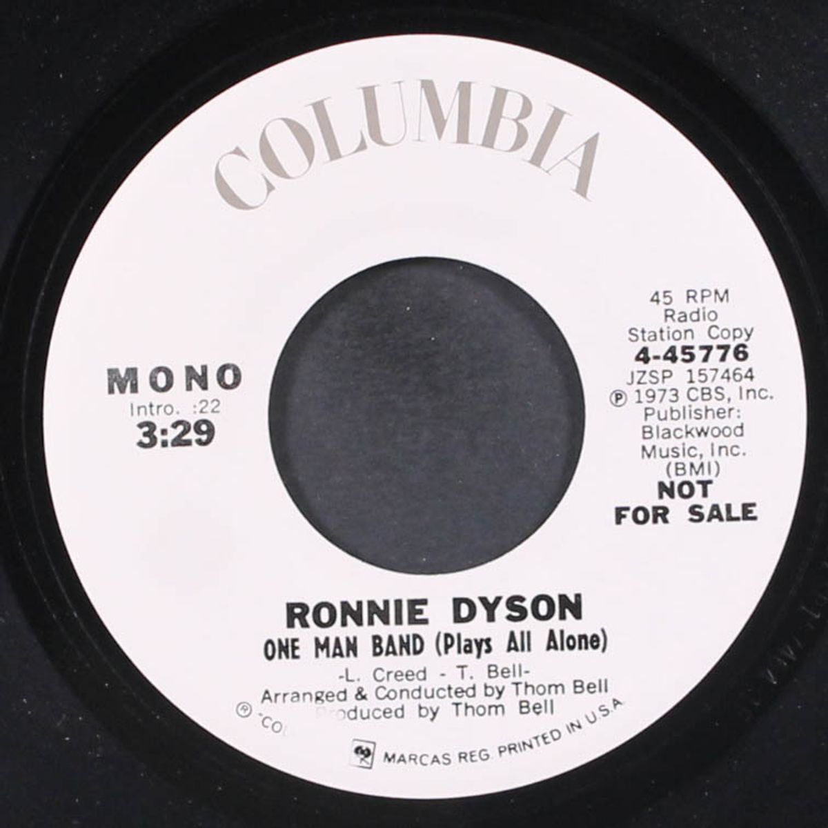 one man band (plays all alone) / mono by RONNIE DYSON