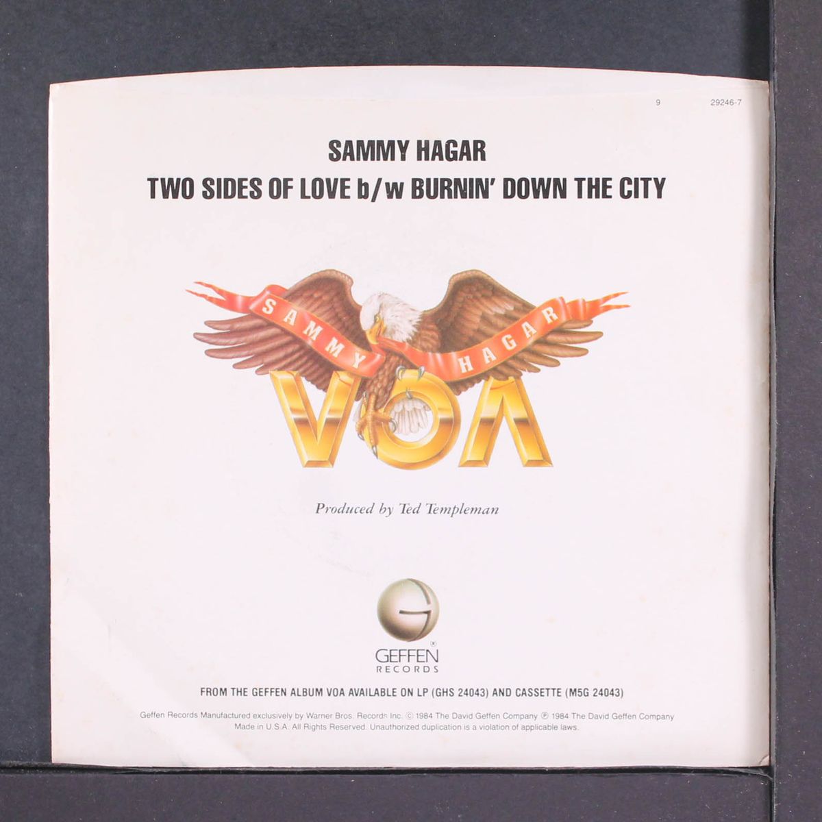 two sides of love / same by SAMMY HAGAR