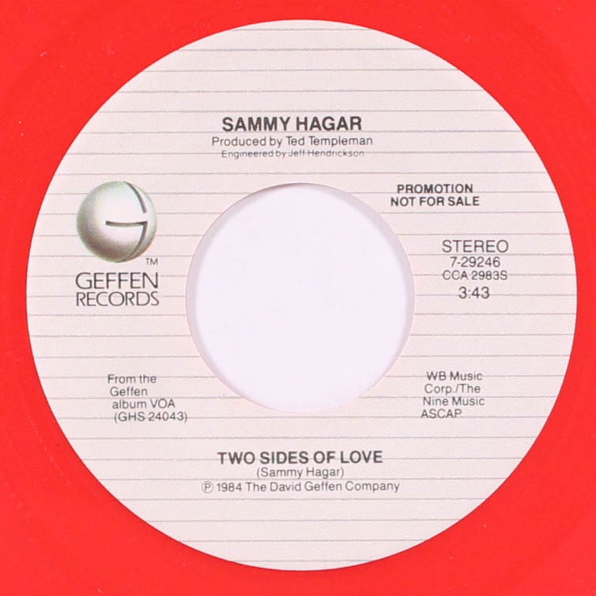 two sides of love / same by SAMMY HAGAR