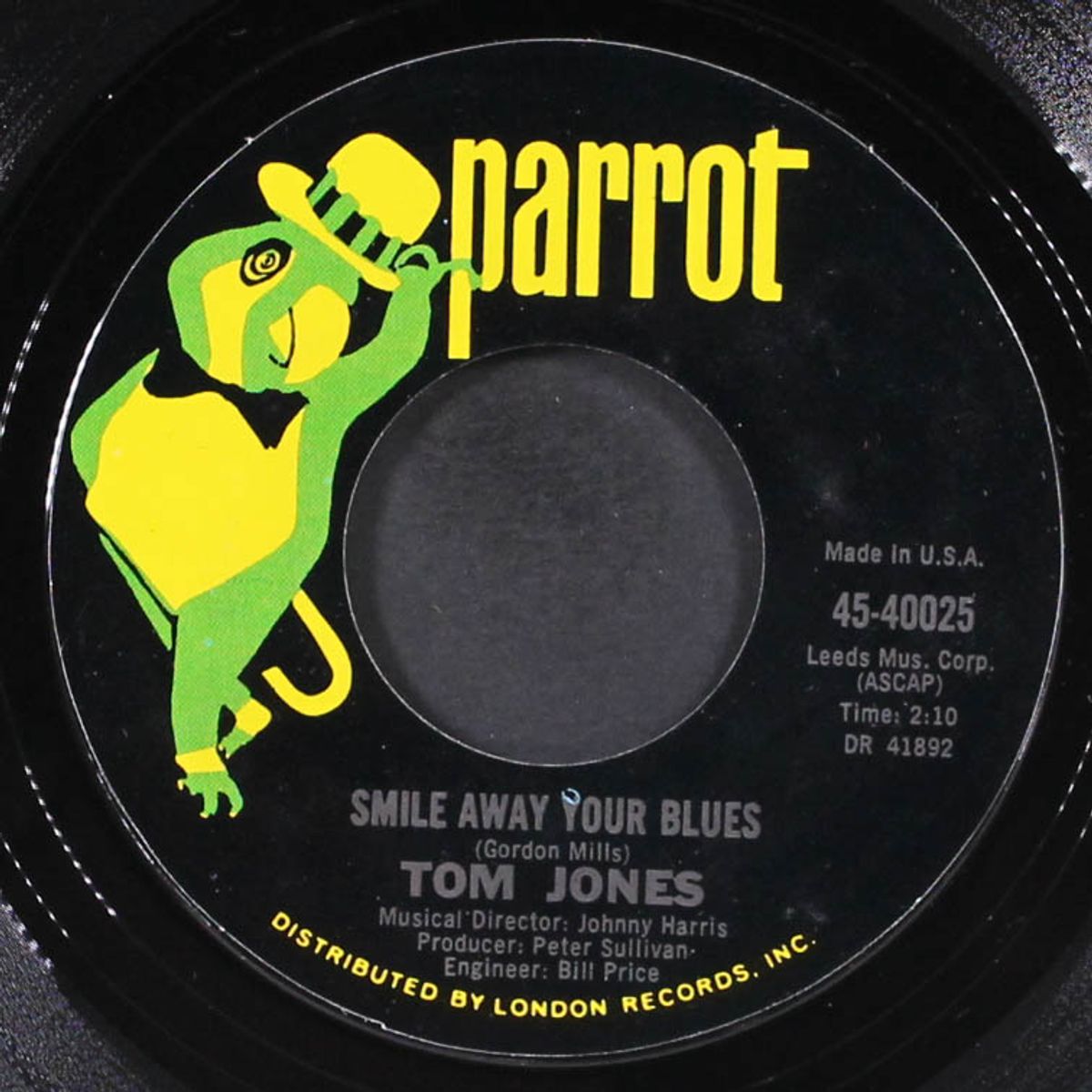 delilah / smile away your blues by TOM JONES