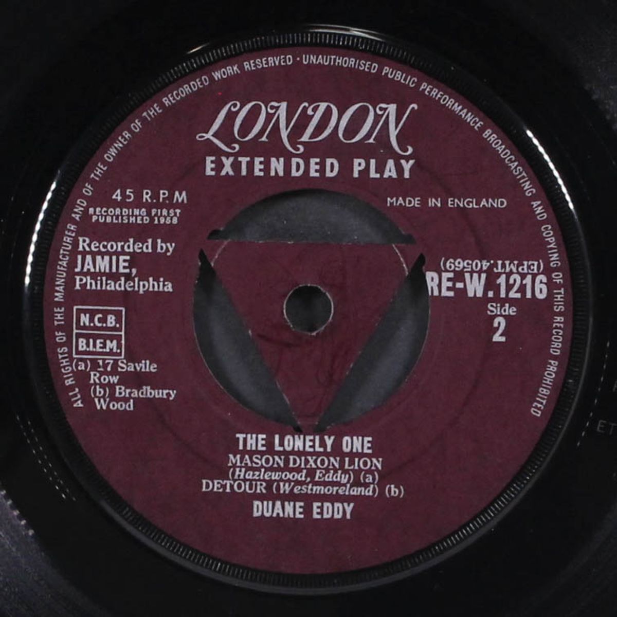 the lonely one by DUANE EDDY