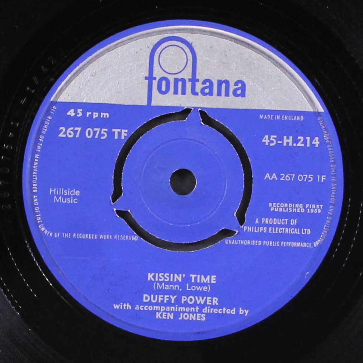 kissin' time / ain't she sweet by DUFFY POWER