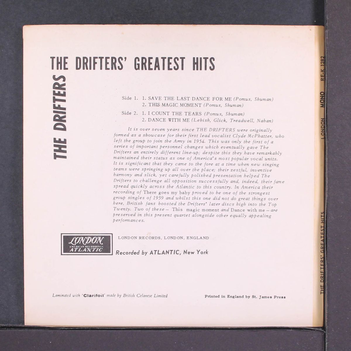drifter's greatest hits by DRIFTERS
