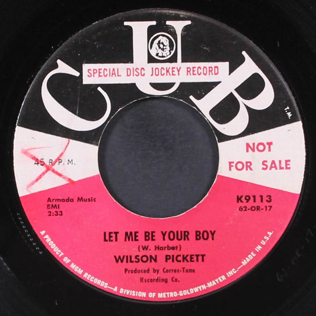 let me be your boy / my heart belongs to you by WILSON PICKETT