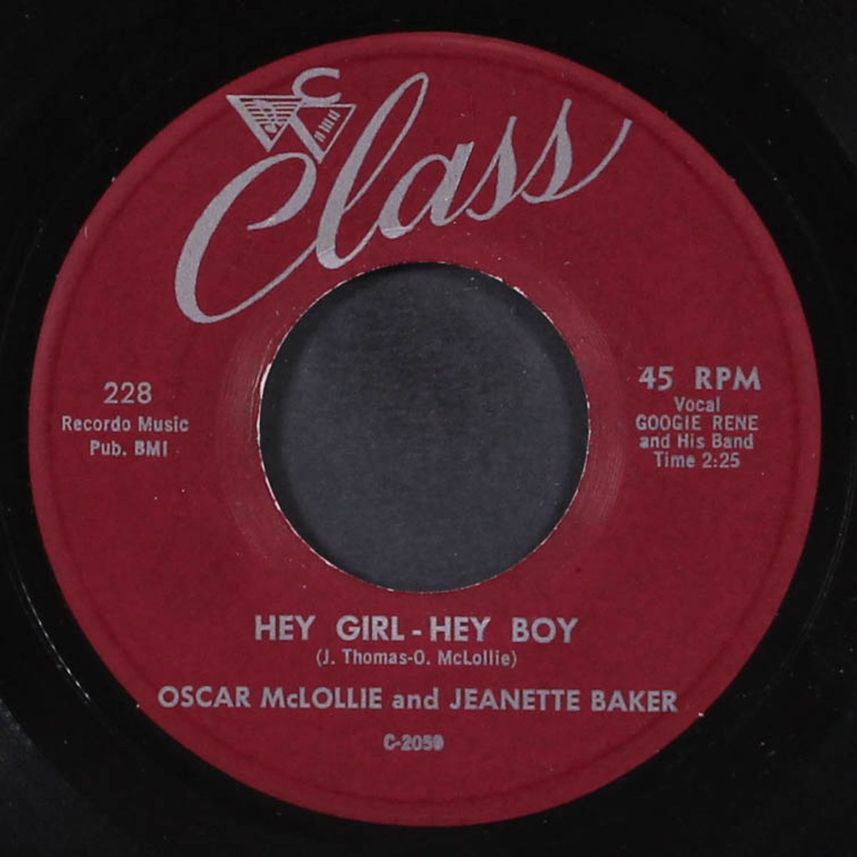 hey girl, hey boy / let me know let me know by OSCAR MCLOLLIE & JEANETTE BAKER