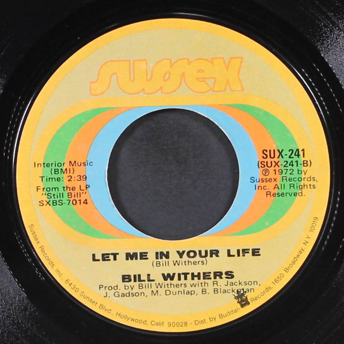 use me / let me in your life by BILL WITHERS