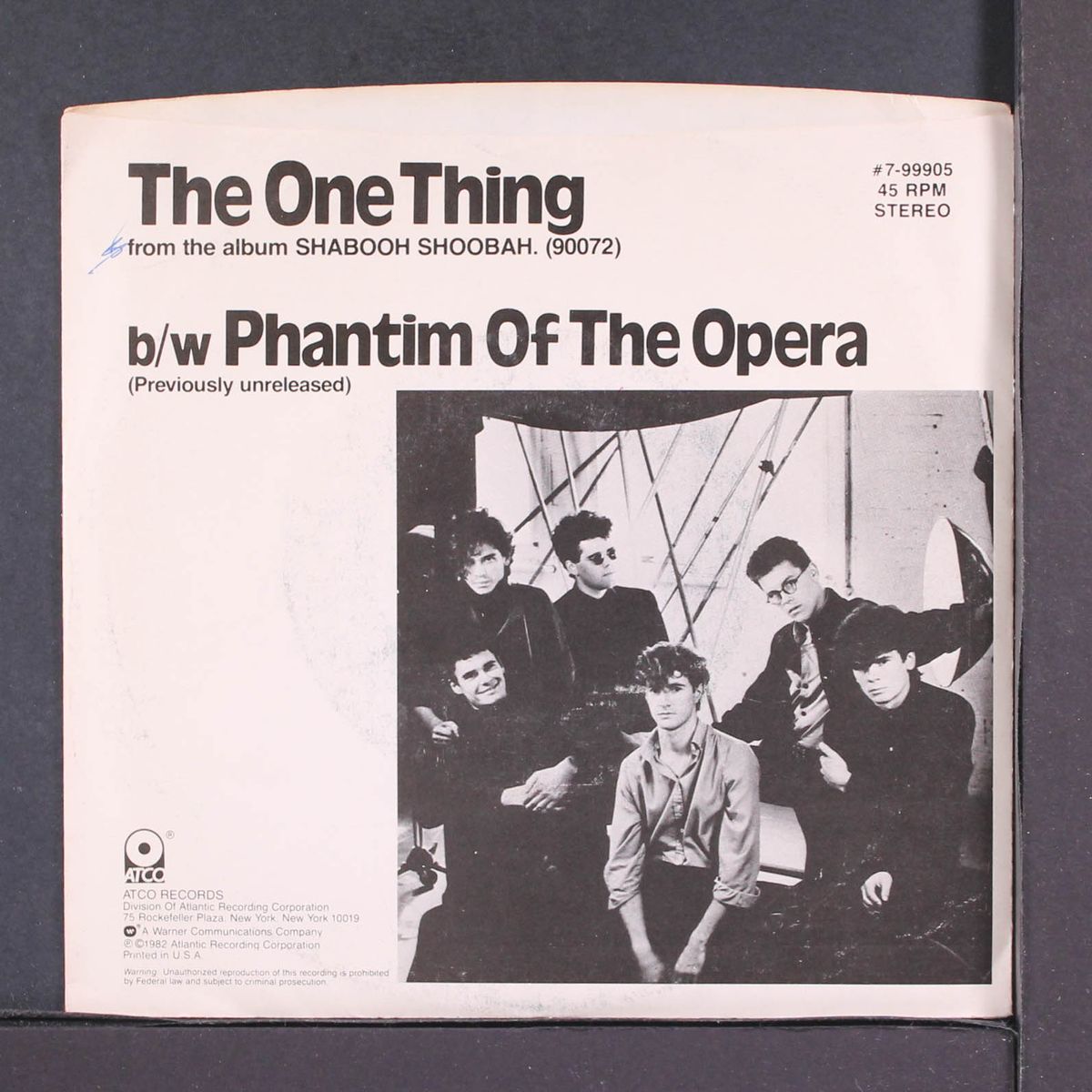 the one thing / phantim of the opera by INXS