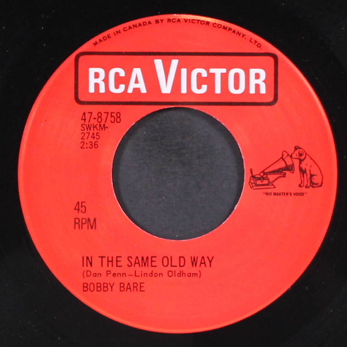 in the same old way / the long black veil by BOBBY BARE