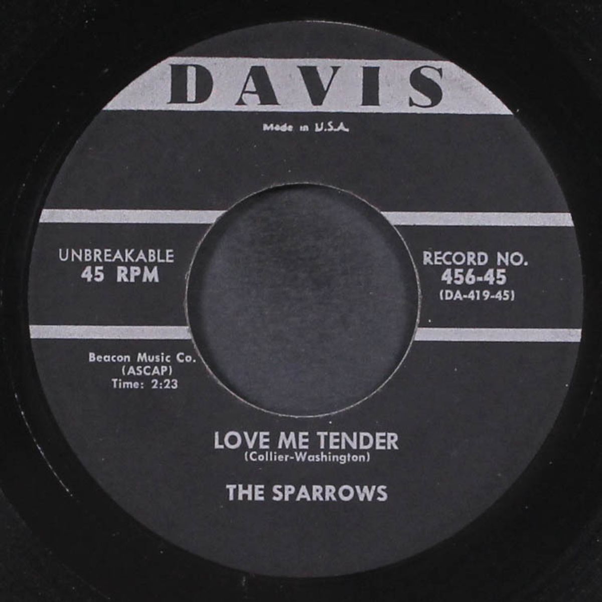 love me tender / come back to me by SPARROWS