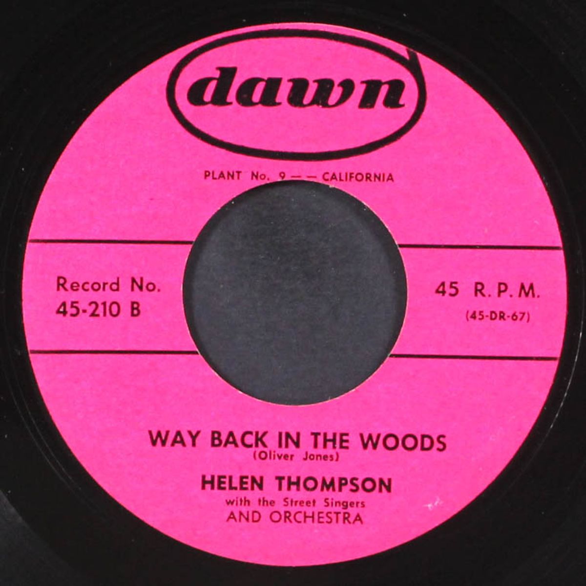 way back in the woods / oh baby by HELEN THOMPSON