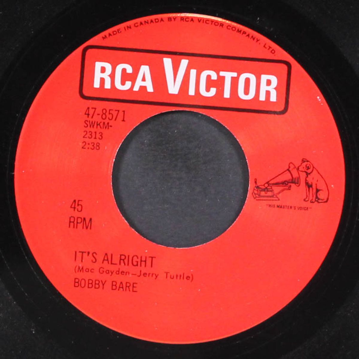 it's alright by BOBBY BARE