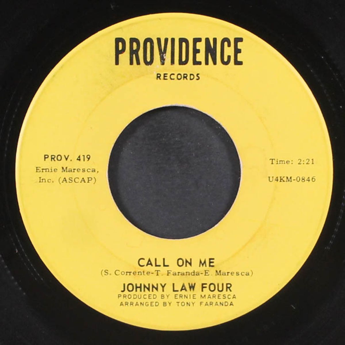 call on me / there ought to be a law by JOHNNY LAW FOUR