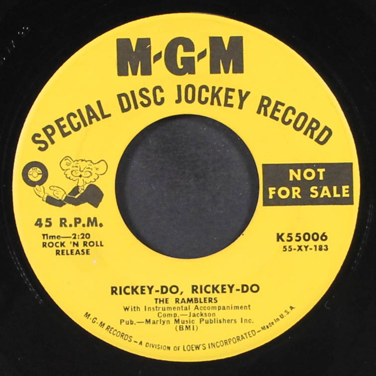 bad girl / rickey-do, rickey-do by RAMBLERS