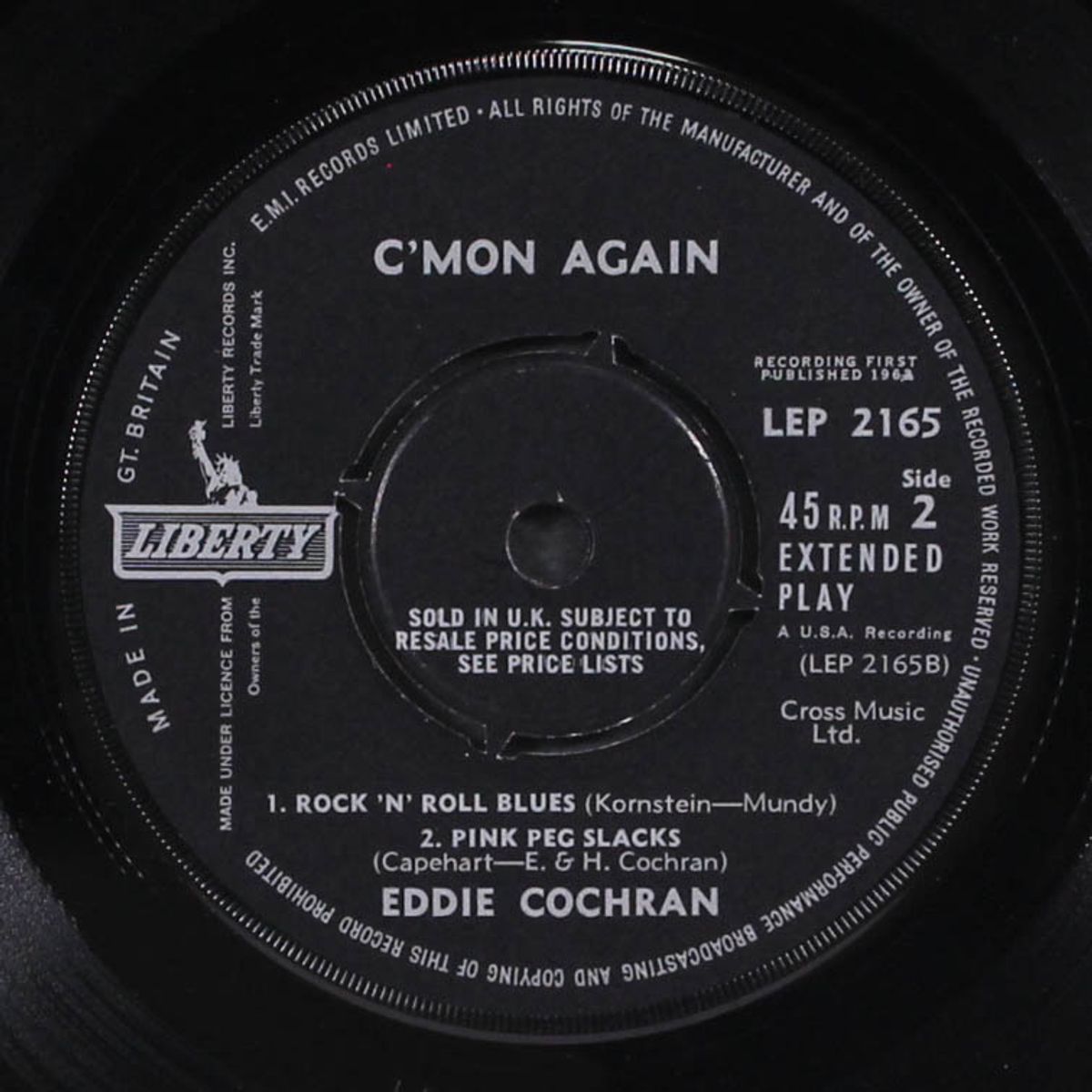 c'mon again by EDDIE COCHRAN