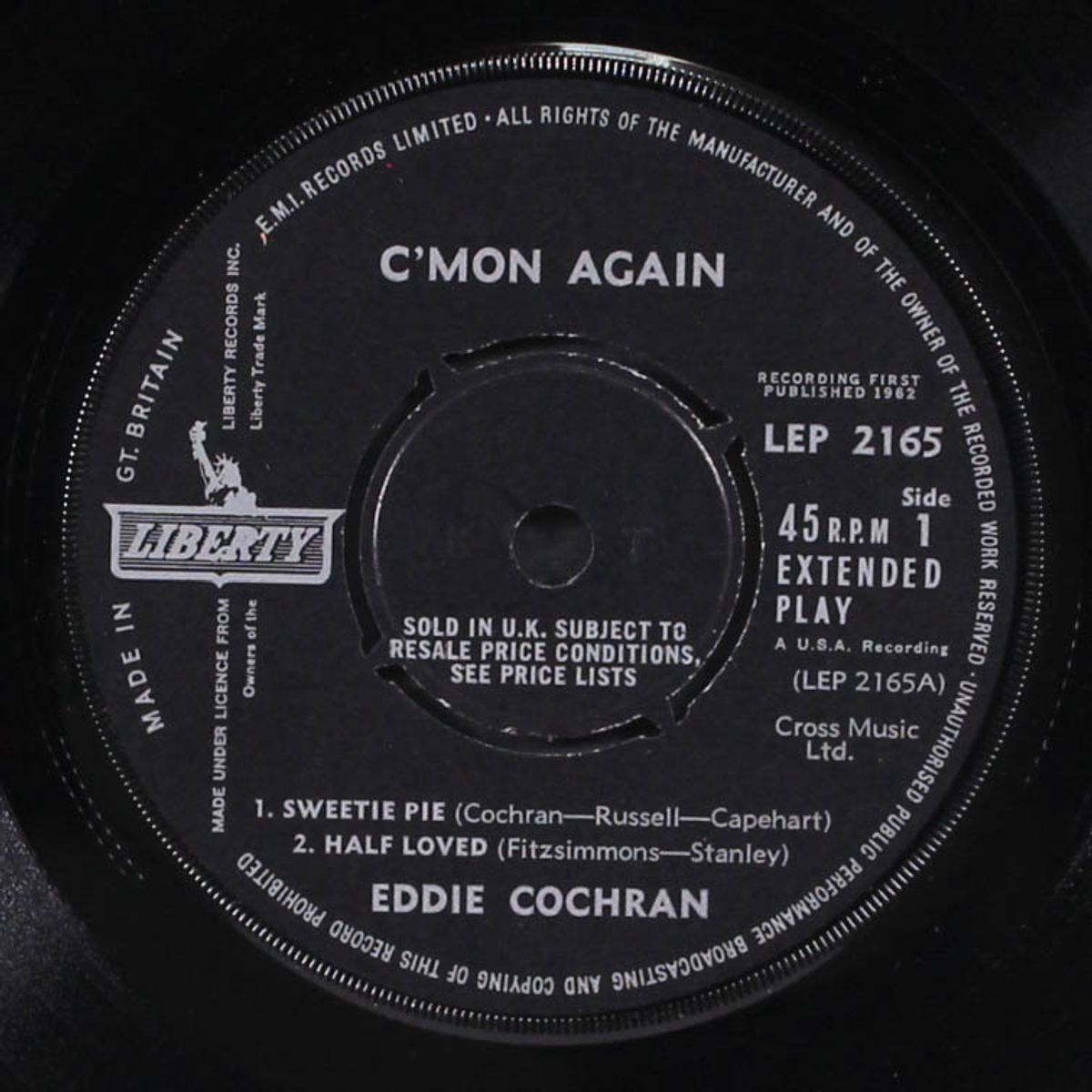 c'mon again by EDDIE COCHRAN