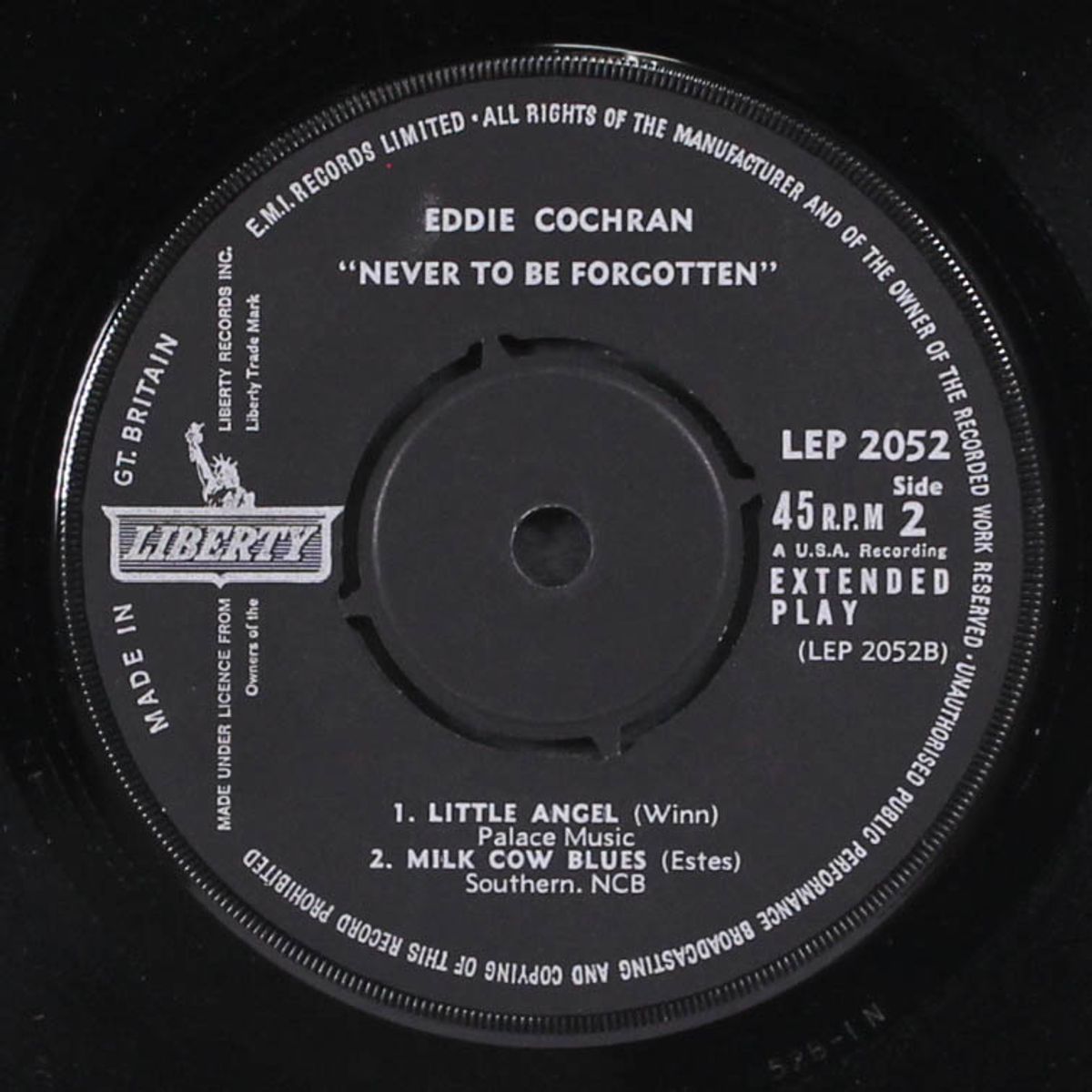 never be forgotten by EDDIE COCHRAN