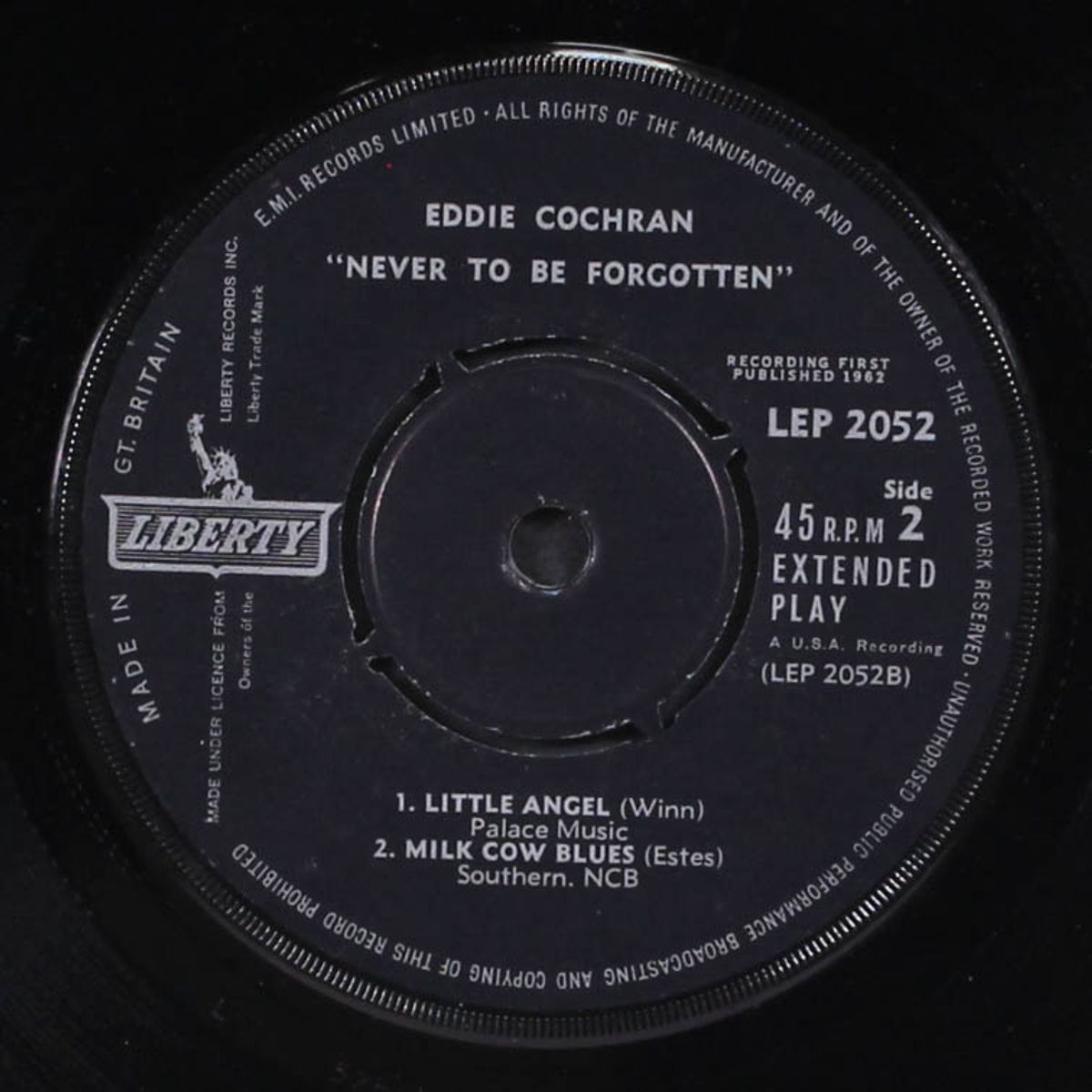 never be forgotten by EDDIE COCHRAN