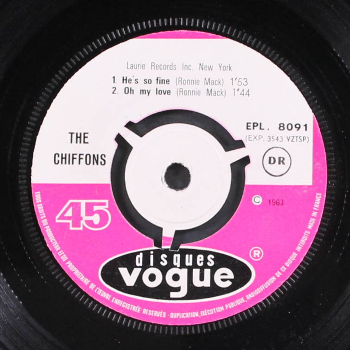 he's so fine / little bug by CHIFFONS / JARMELS