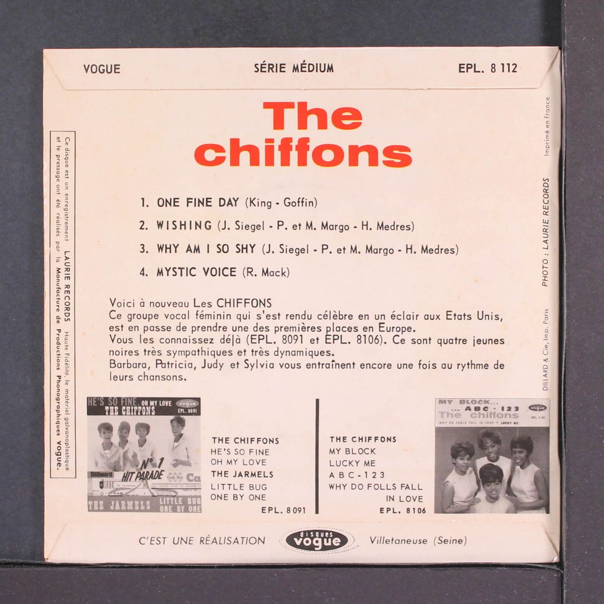 one fine day by CHIFFONS