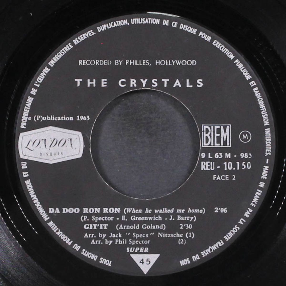 da doo ron ron by CRYSTALS