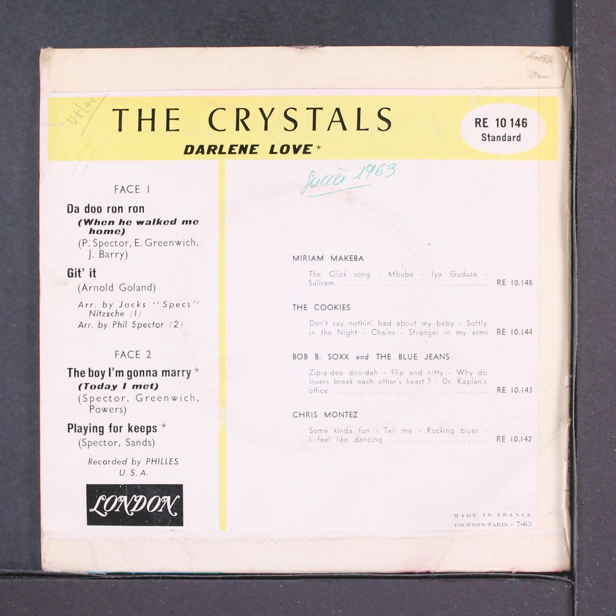 da doo ron ron by CRYSTALS