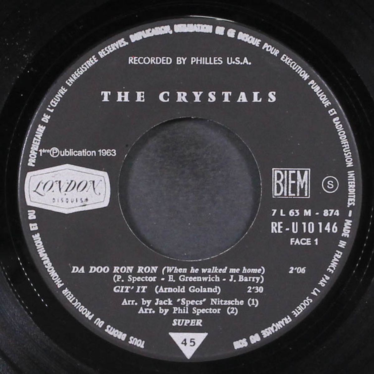 da doo ron ron by CRYSTALS
