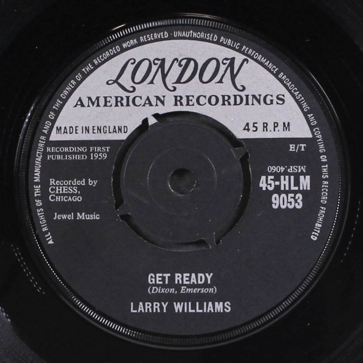 get ready / baby, baby by LARRY WILLIAMS