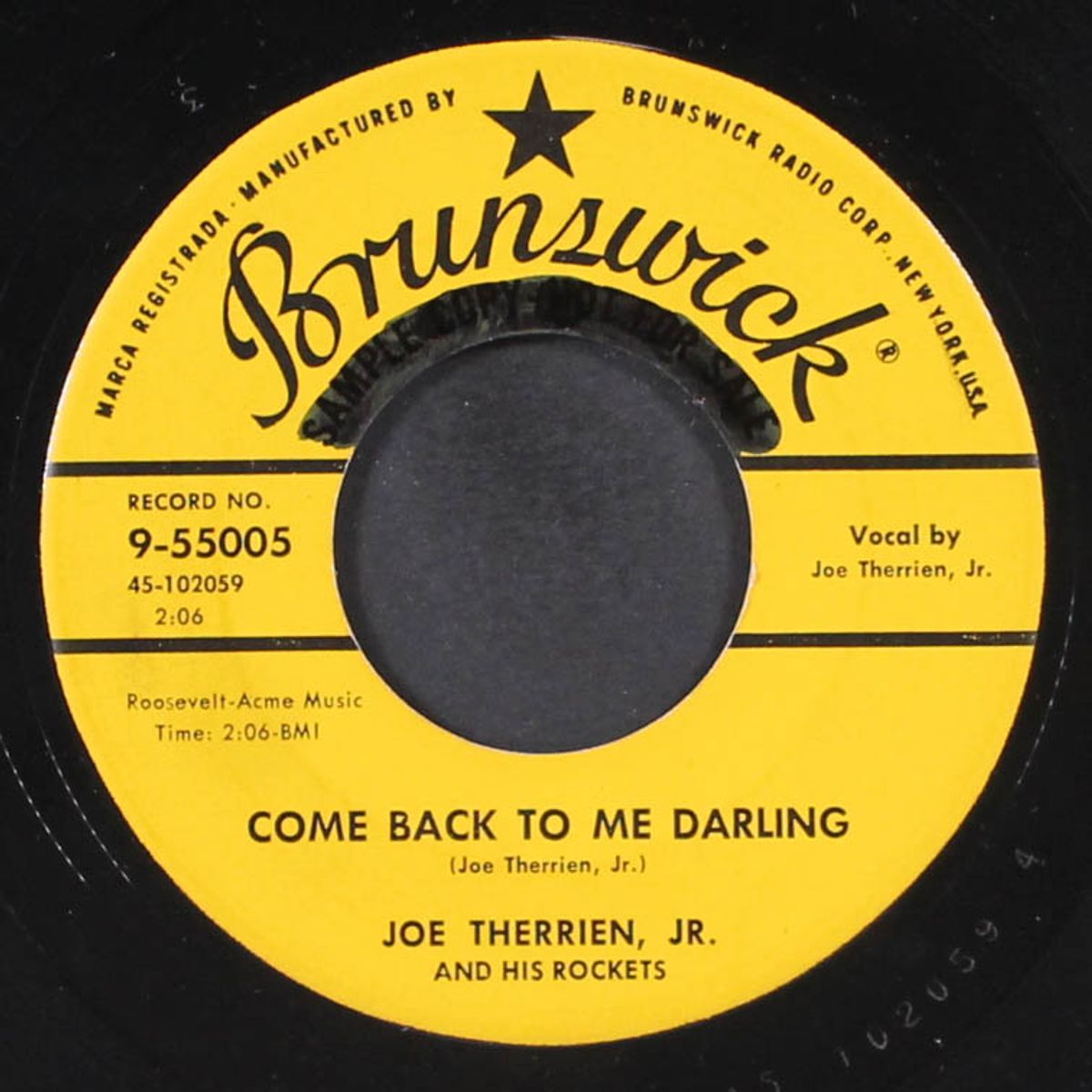 hey babe! let's go downtown / come back to me darlling by JOE THERRIEN, JR.
