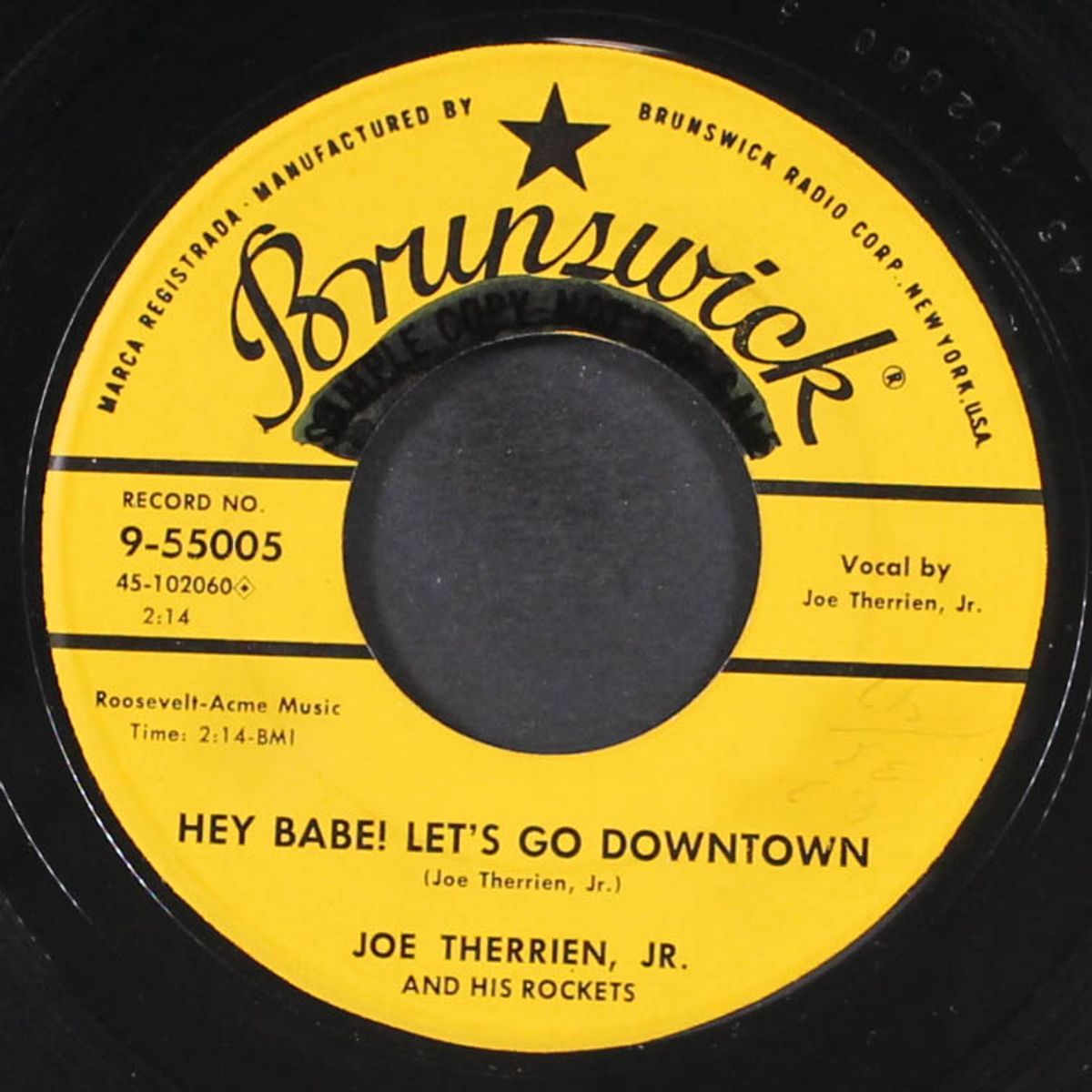 hey babe! let's go downtown / come back to me darlling by JOE THERRIEN, JR.