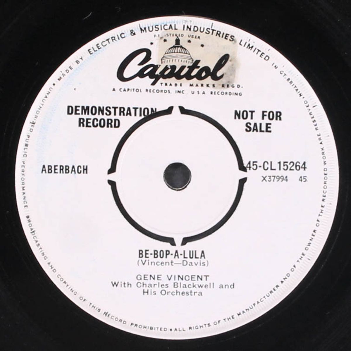 the king of fools / be-bop-a-lula by GENE VINCENT