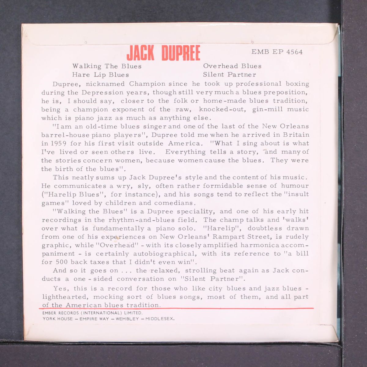 jack dupree by JACK DUPREE