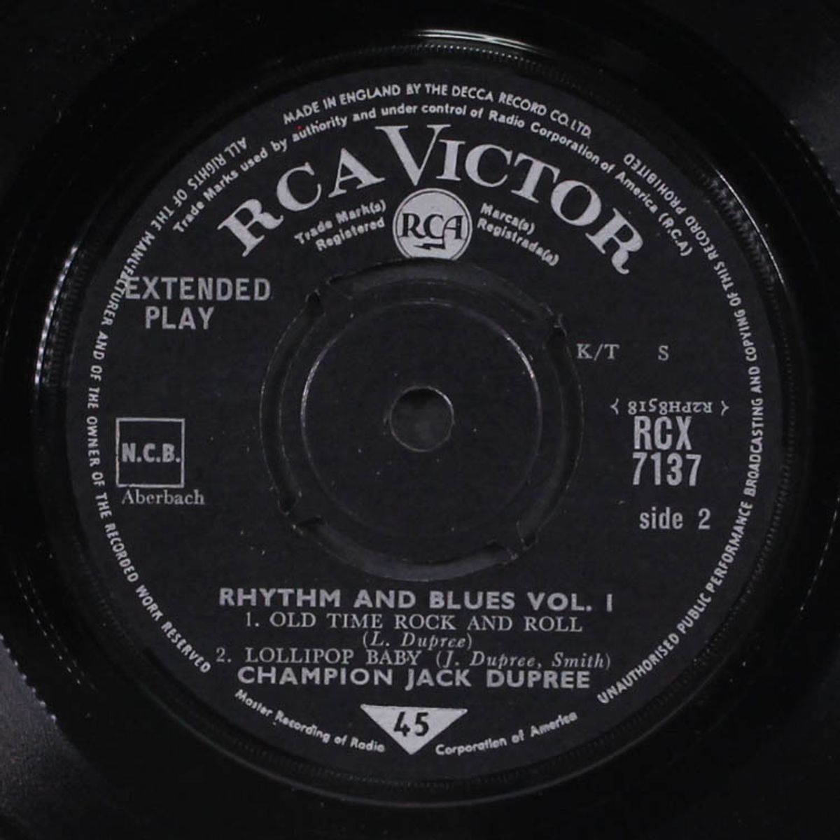 rhythm & blues vol. 1 by CHAMPION JACK DUPREE