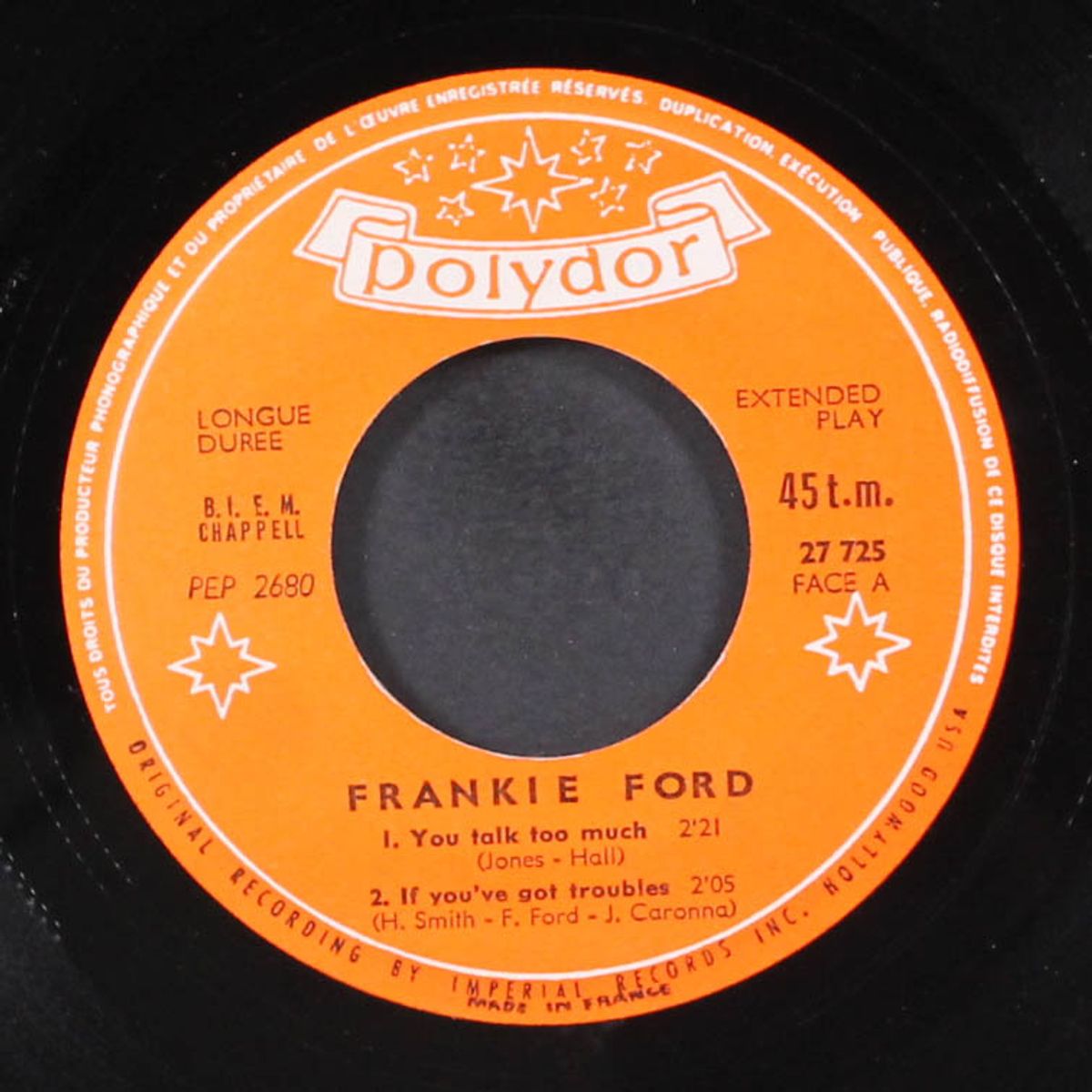 you talk too much by FRANKIE FORD