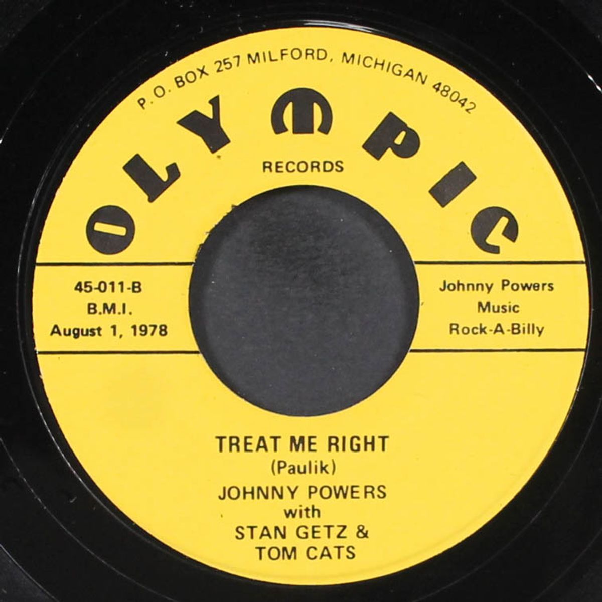 mean mistreater / treat me right by JOHNNY POWERS