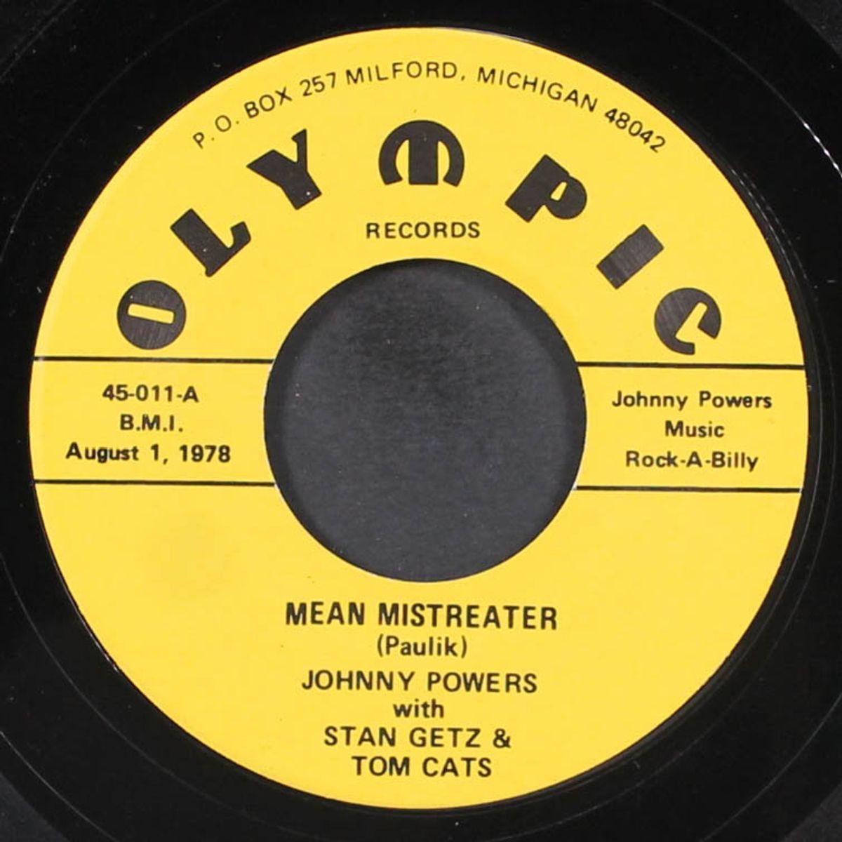 mean mistreater / treat me right by JOHNNY POWERS