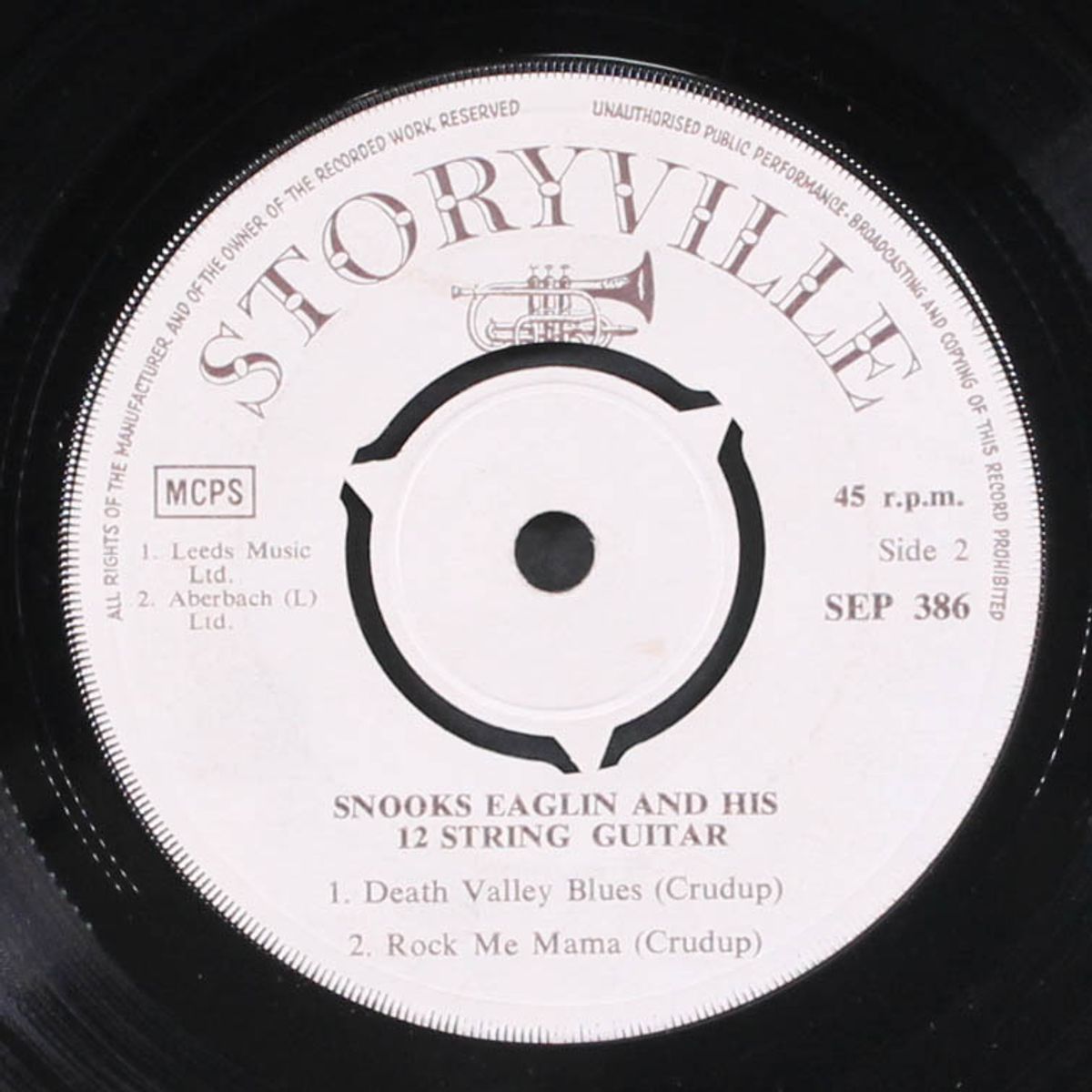 and his 12 string guitar by SNOOKS EAGLIN