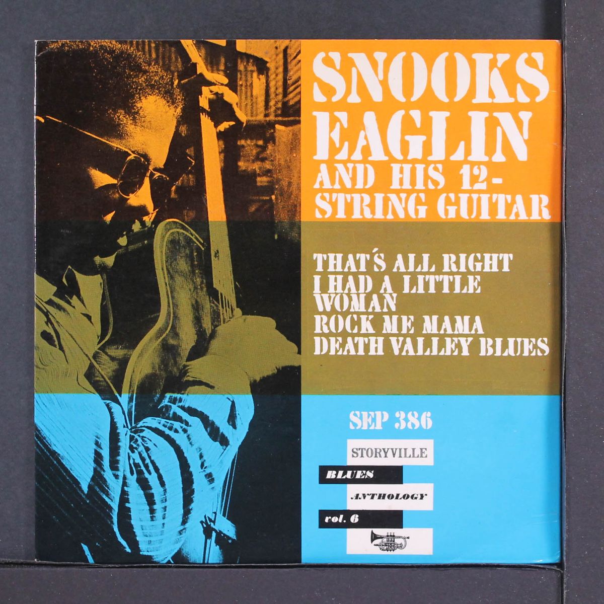 and his 12 string guitar by SNOOKS EAGLIN