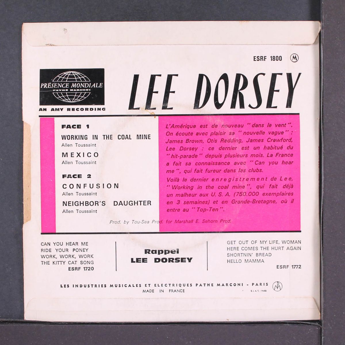 working in the coal mine by LEE DORSEY