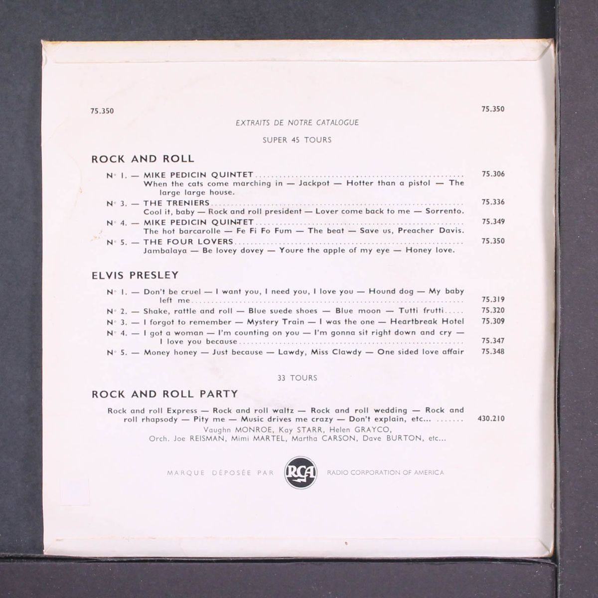 rock and roll by FOUR LOVERS