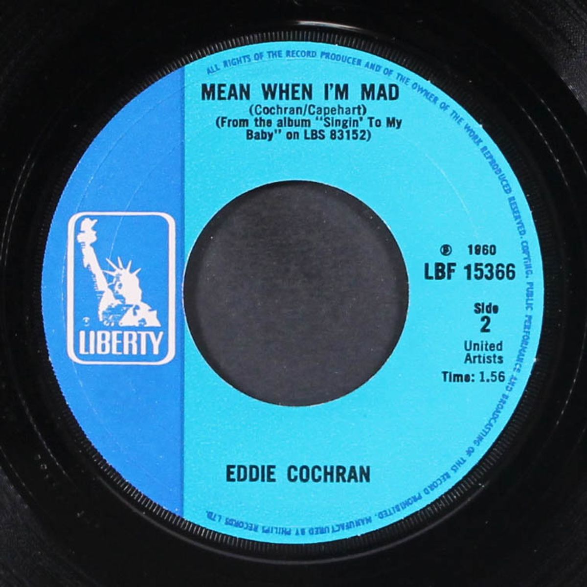 c'mon everybody / mean when i'm mad by EDDIE COCHRAN