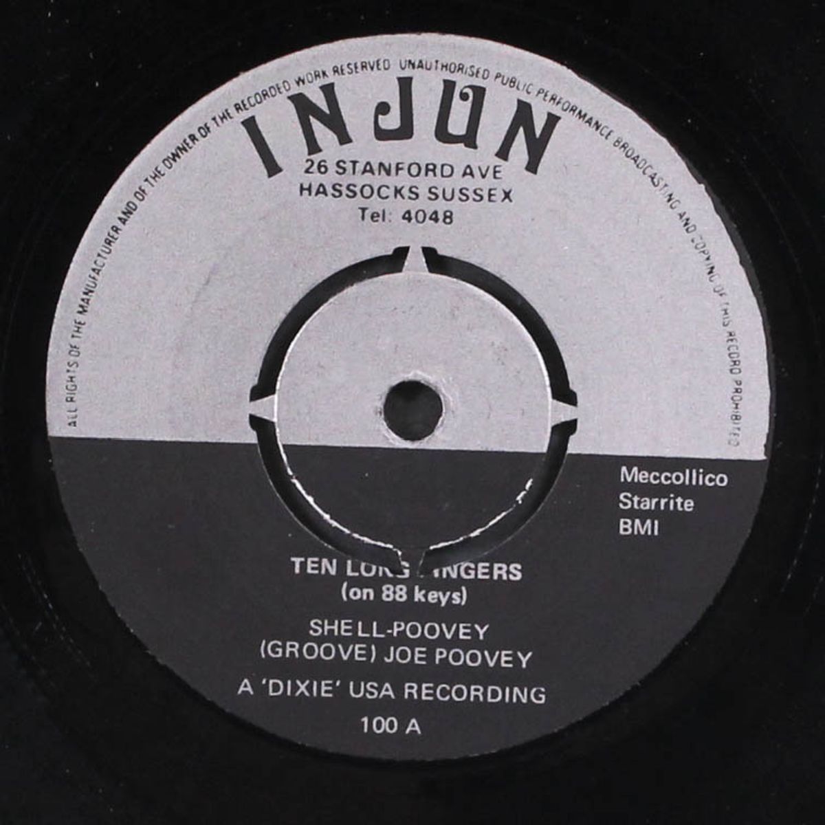 ten long fingers / thrill of love by GROOVE JOE POOVEY