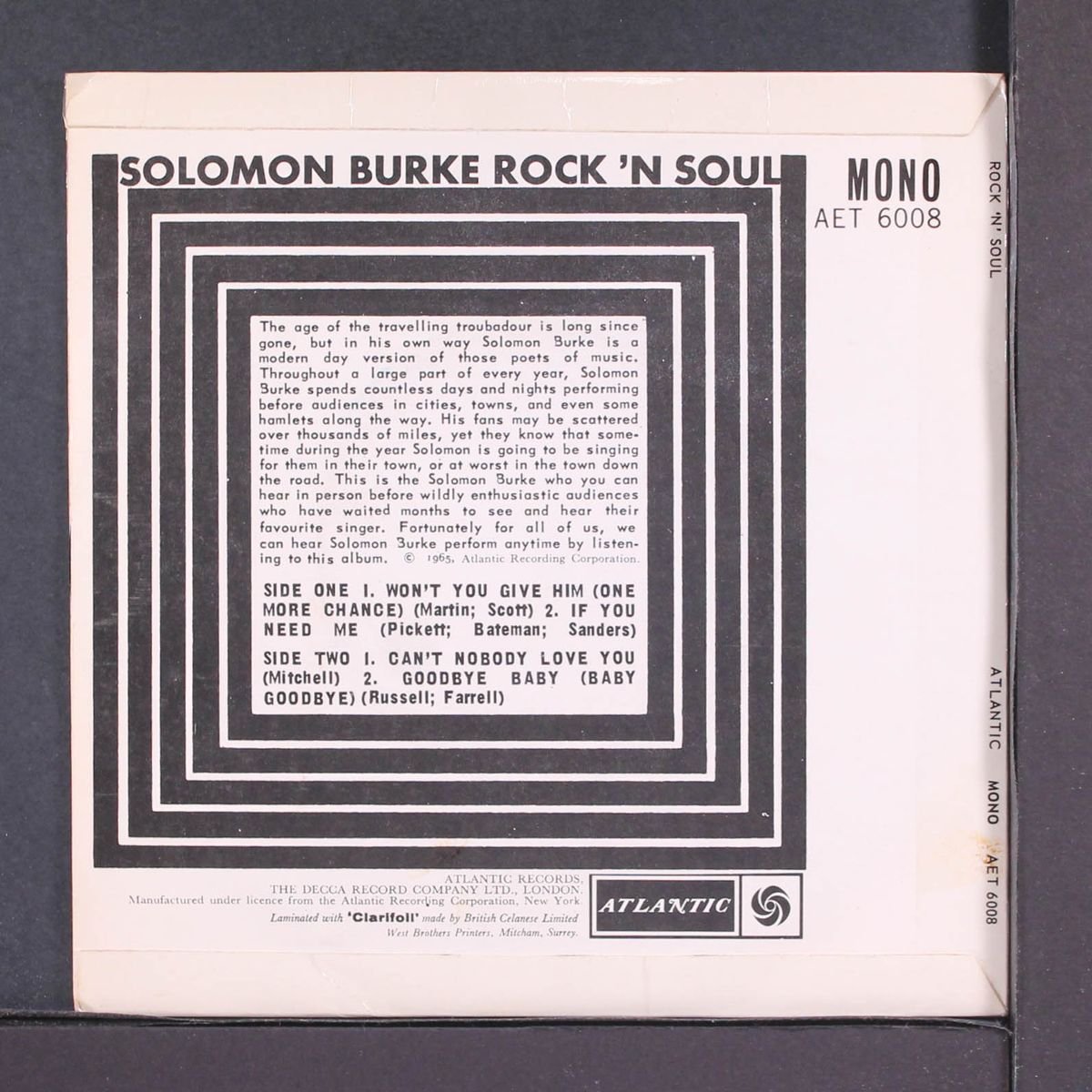 solomon burke rock 'n soul by SOLOMON BURKE