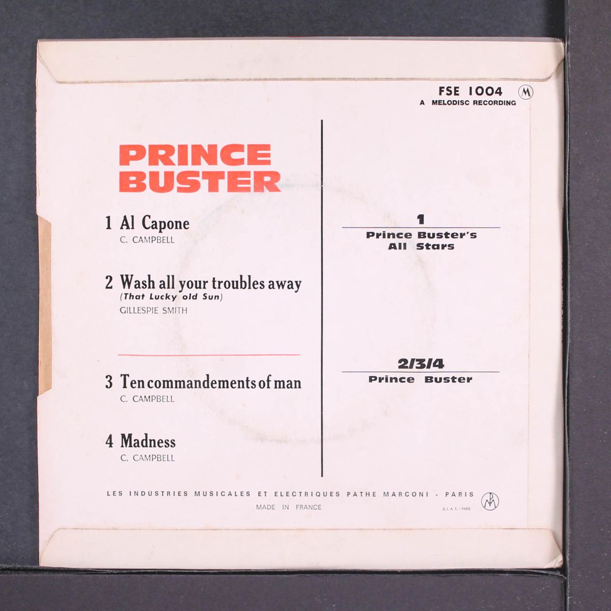 al capone by PRINCE BUSTER