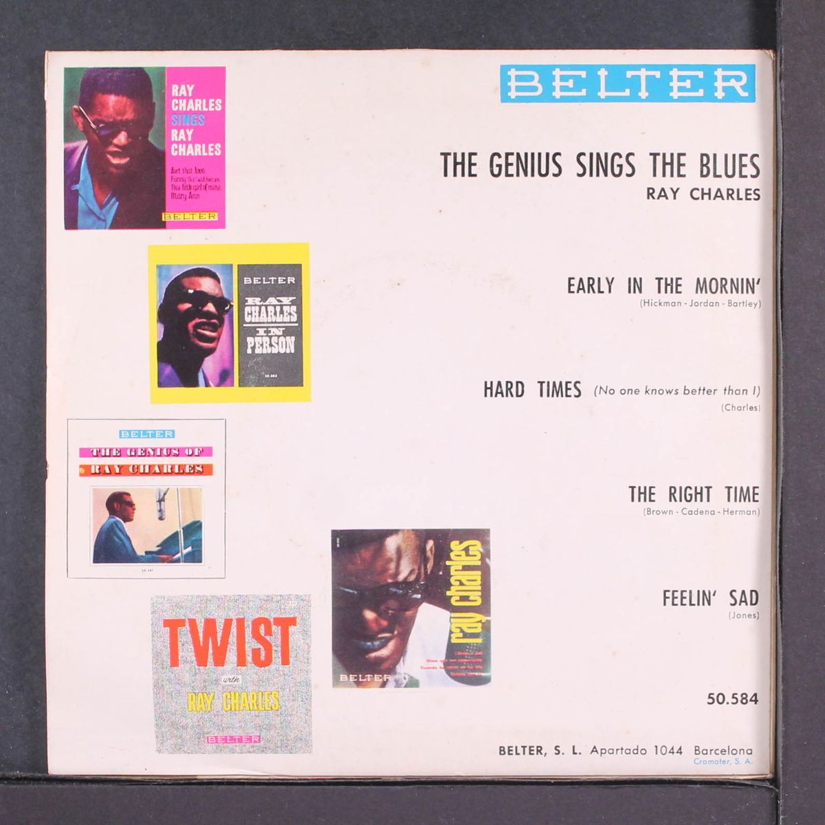 the genius sings the blues by RAY CHARLES