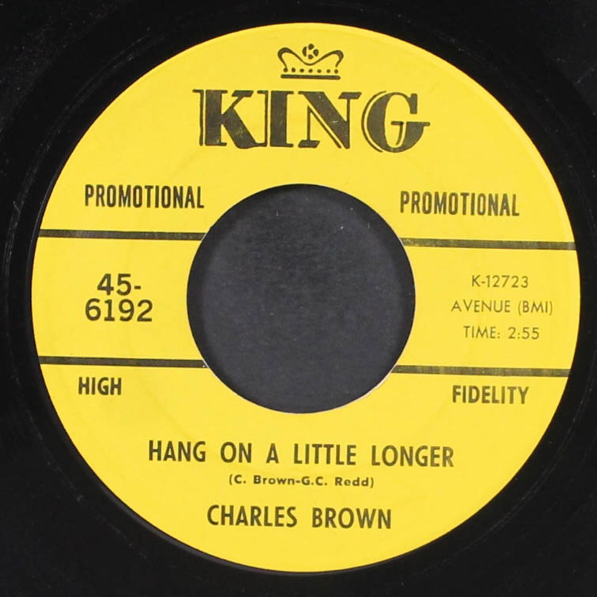 black night / hang on a little longer by CHARLES BROWN