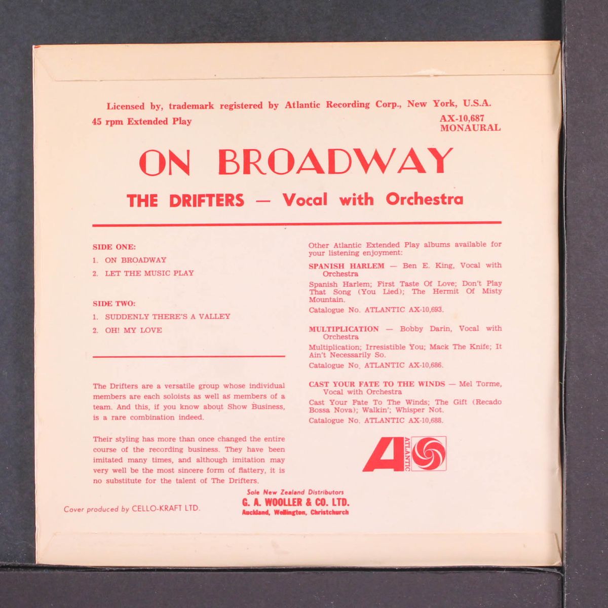 on broadway by DRIFTERS