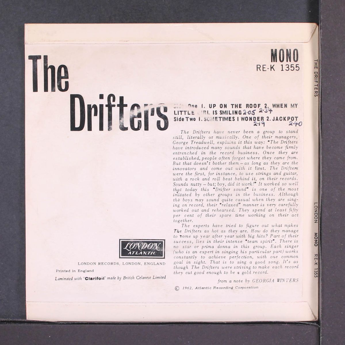 greatest hits by DRIFTERS