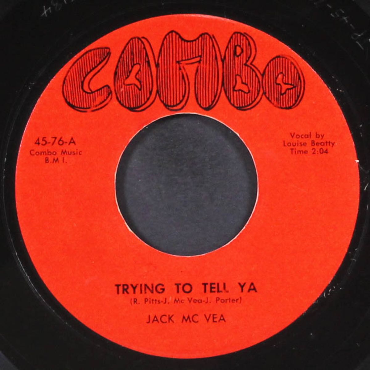 trying to tell ya / fiddlesticks by JACK MCVEA