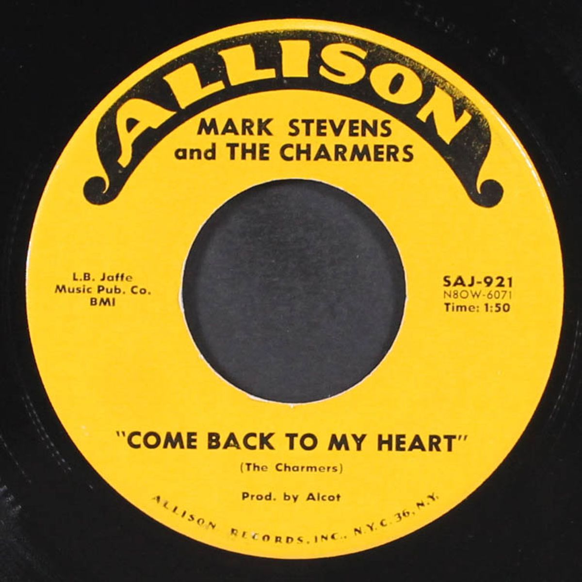 come back to my heart / magic rose by MARK STEVENS & CHARMERS