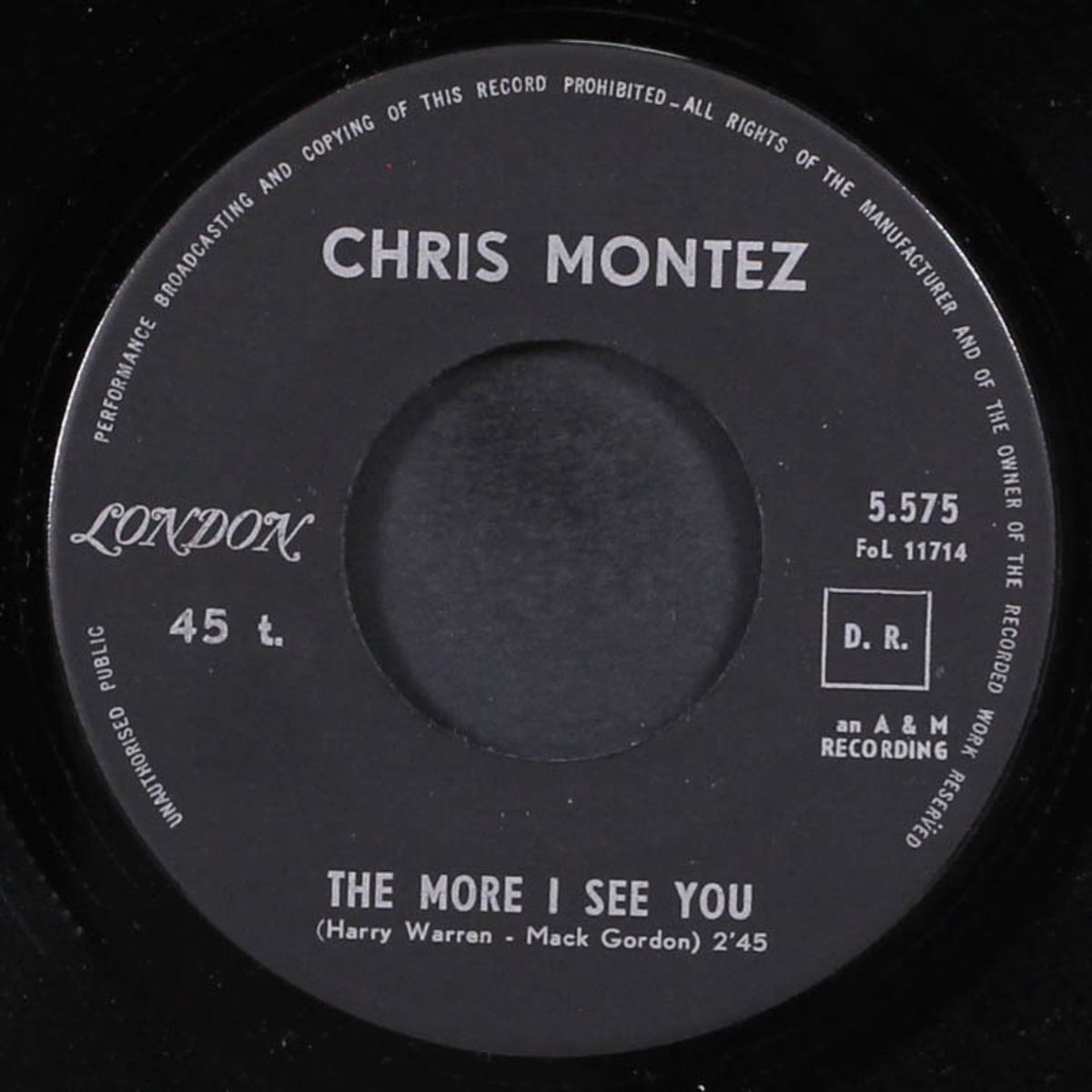 the more i see you by CHRIS MONTEZ
